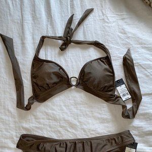 Hot Chocolate Colored Bikini Top